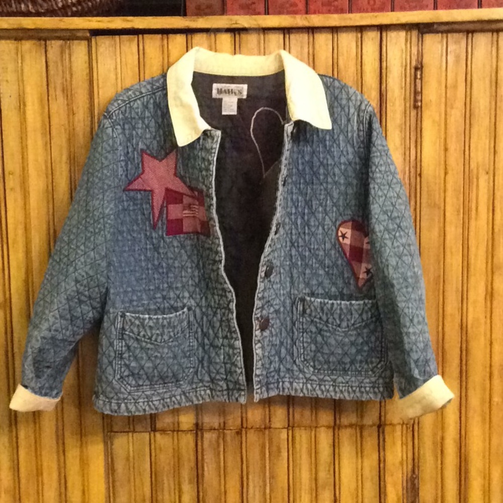 Vintage Quilted Jean Jacket